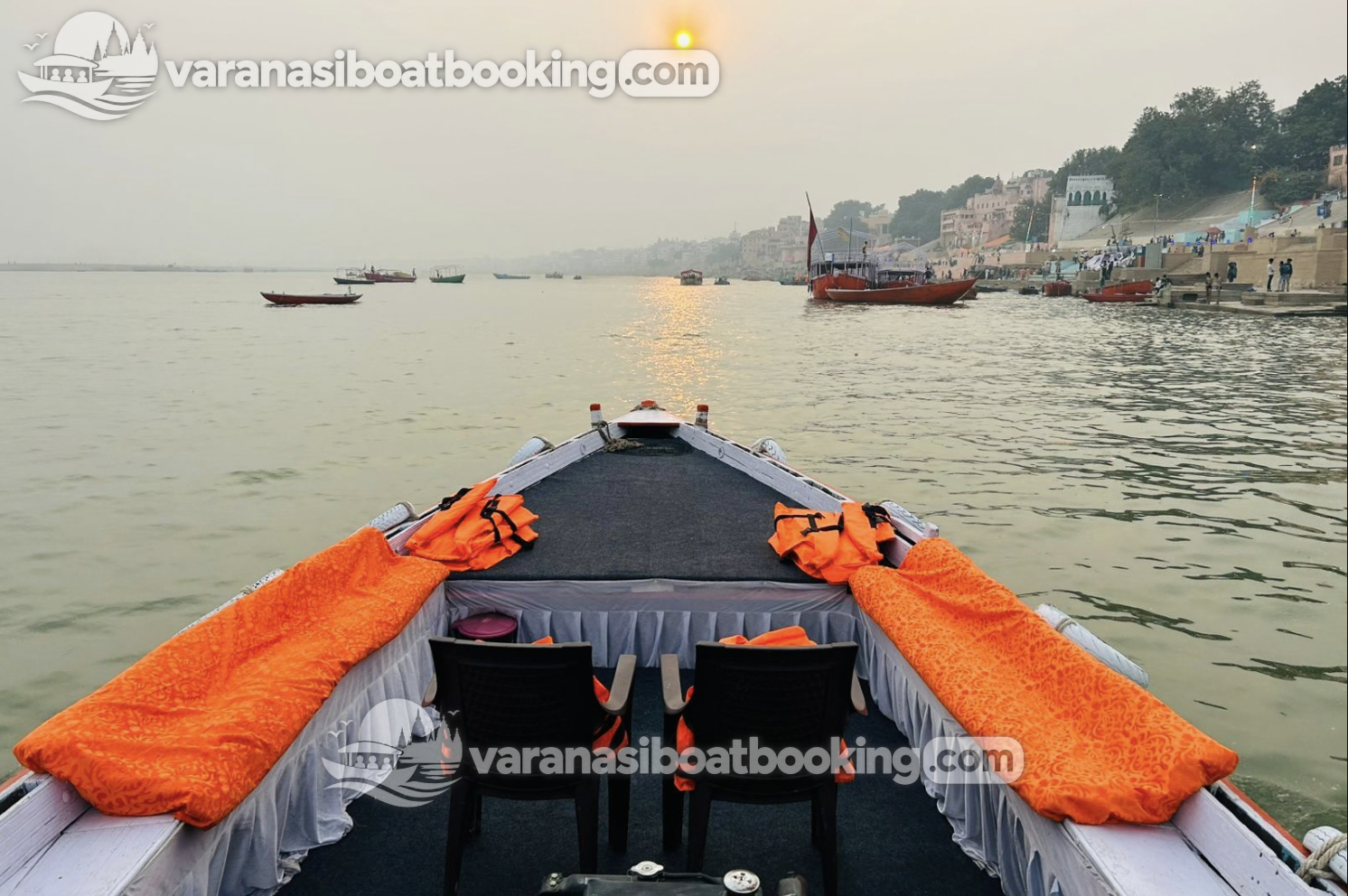 Varanasi Boat Booking - Normal Motor Boat